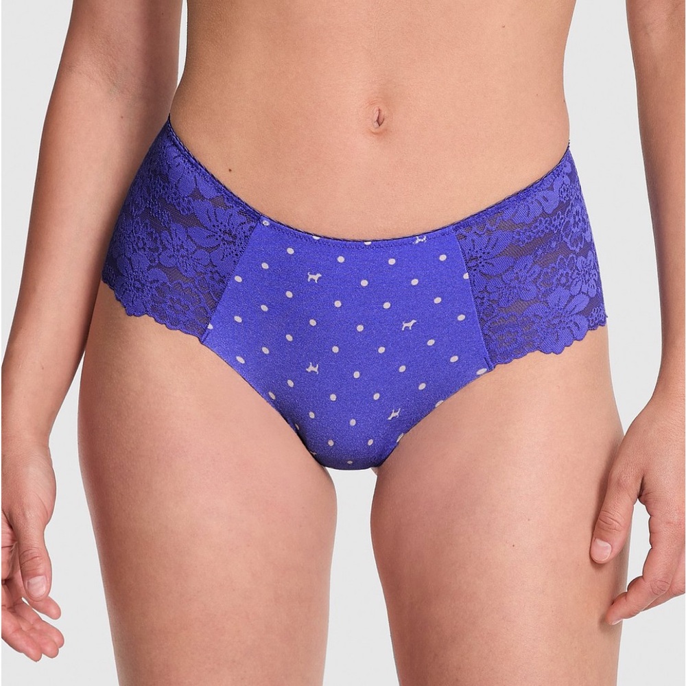 NWT PINK Victoria's Secret No Show Cheeky Panties.